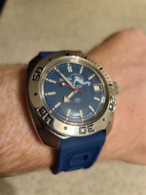 vostok amphibia rubber strap.